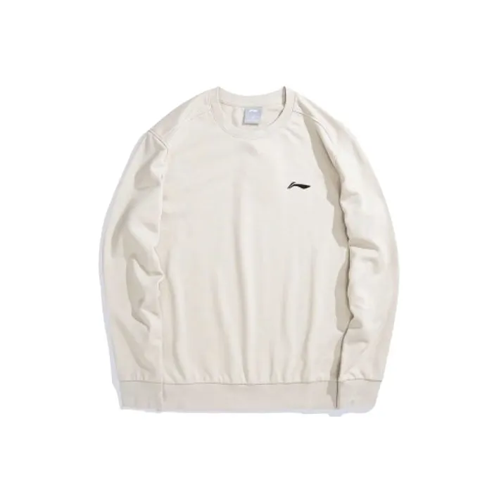 LiNing Badminton Series Sweatshirt Unisex Seed Yellow Gray