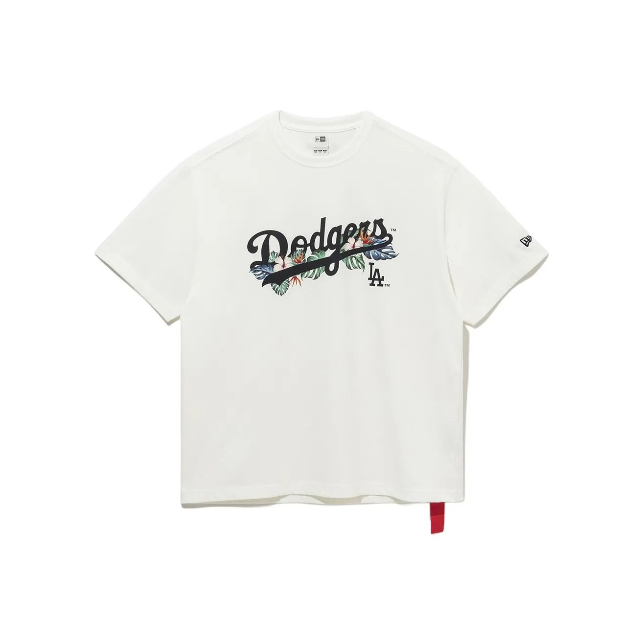 New Era T-Shirt Унисекс Серый Белый