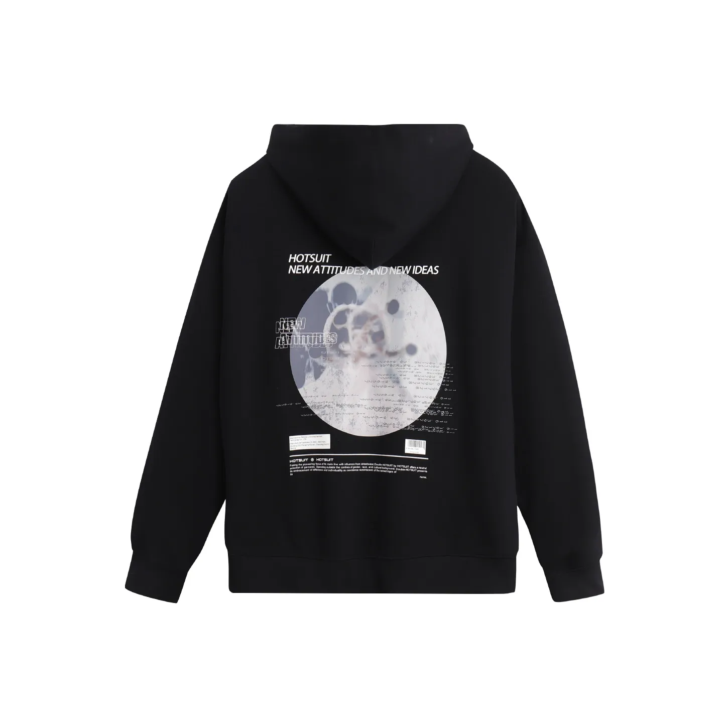 HOTSUIT С капюшоном свободный крой стандартный свитшот унисекс