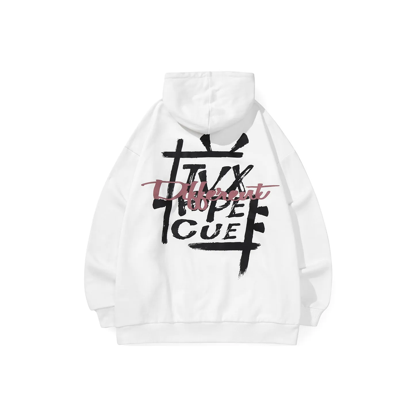 TVX С капюшоном свободный крой стандартный свитшот унисекс