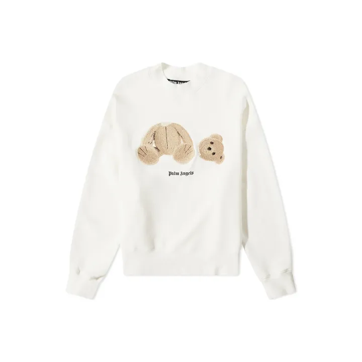 PALM ANGELS SS22 Свитшот Мужской Белый