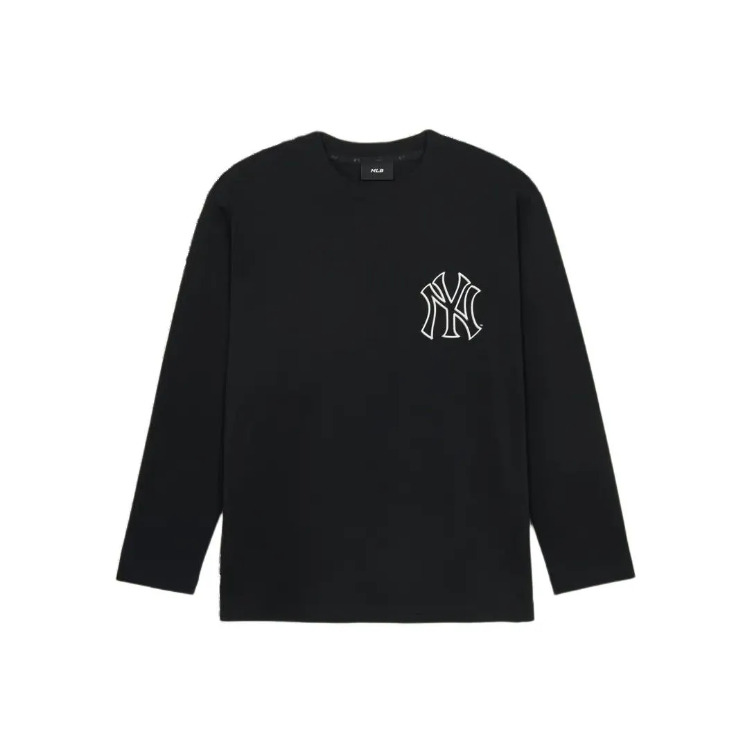 MLB New York Yankees Mega Logo T-Shirt Unisex Black MLB Нью-Йорк Янкиз Mega Логотип Т-Рубашка Унисекс Черный