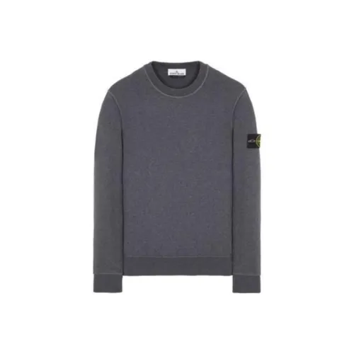 STONE ISLAND Серый Мужские Свитшоты