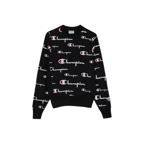 Champion Черный Унисекс Свитшоты