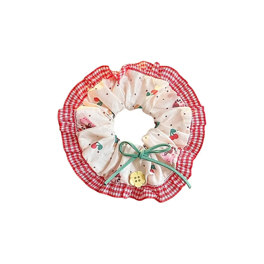 Water Jade Fabric Hair Tie Women's