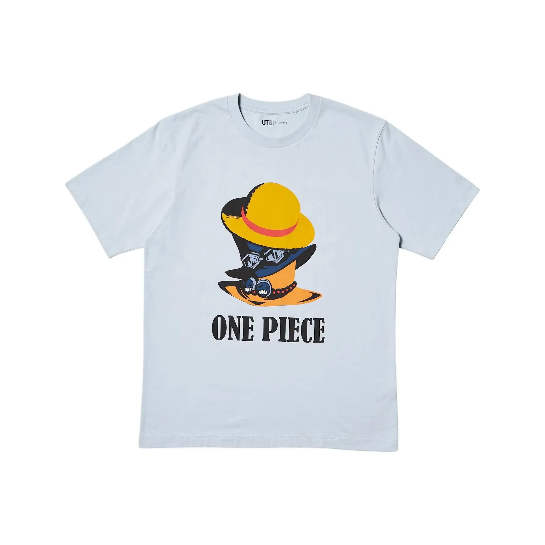 UNIQLO x One Piece Collaboration Edition Ван-Пис Коллаборация Edition SS25 Рубашка Мужская Светло-Синяя