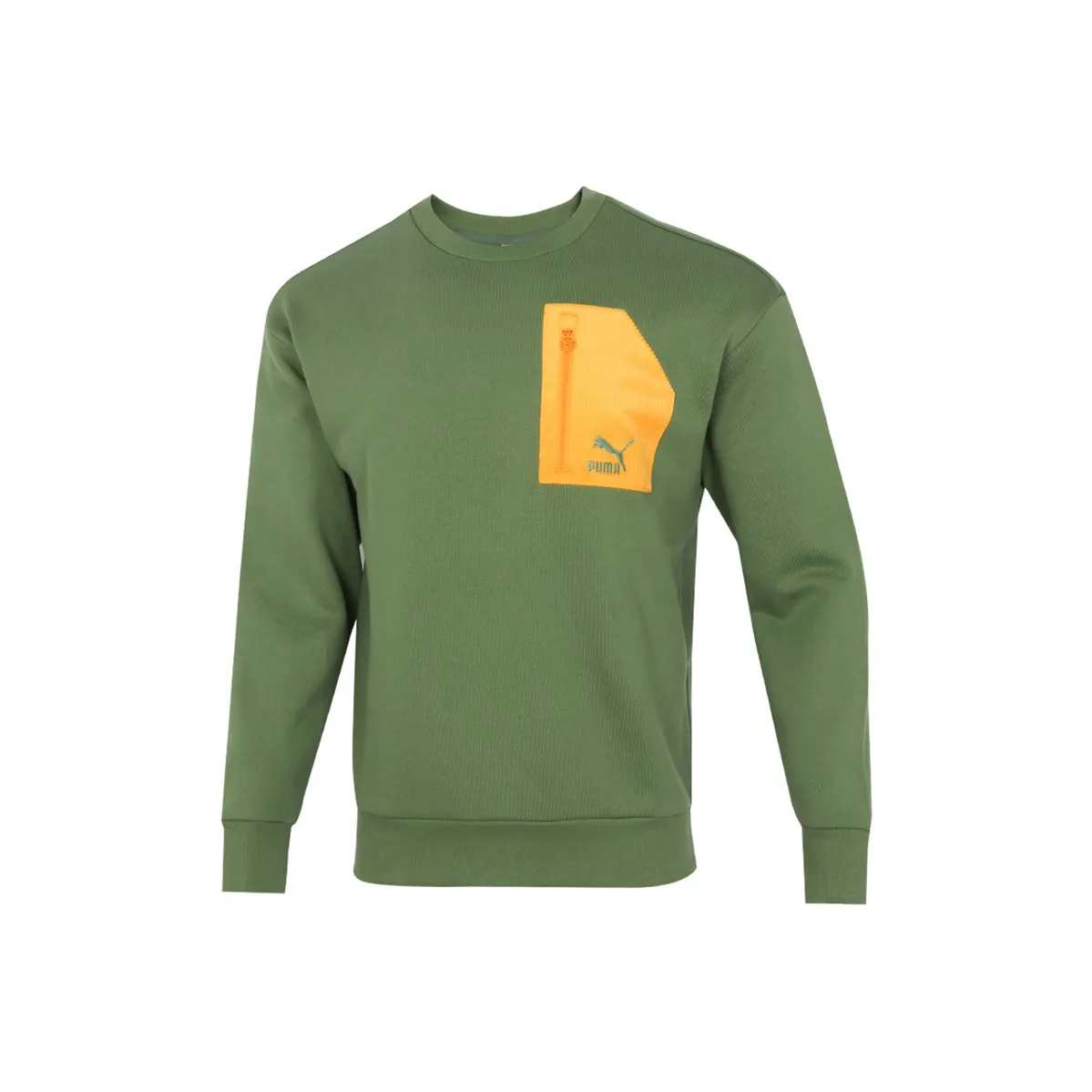 PUMA Зеленый Мужской Свитшот