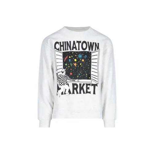 Chinatown Market Серый Мужской Свитшот