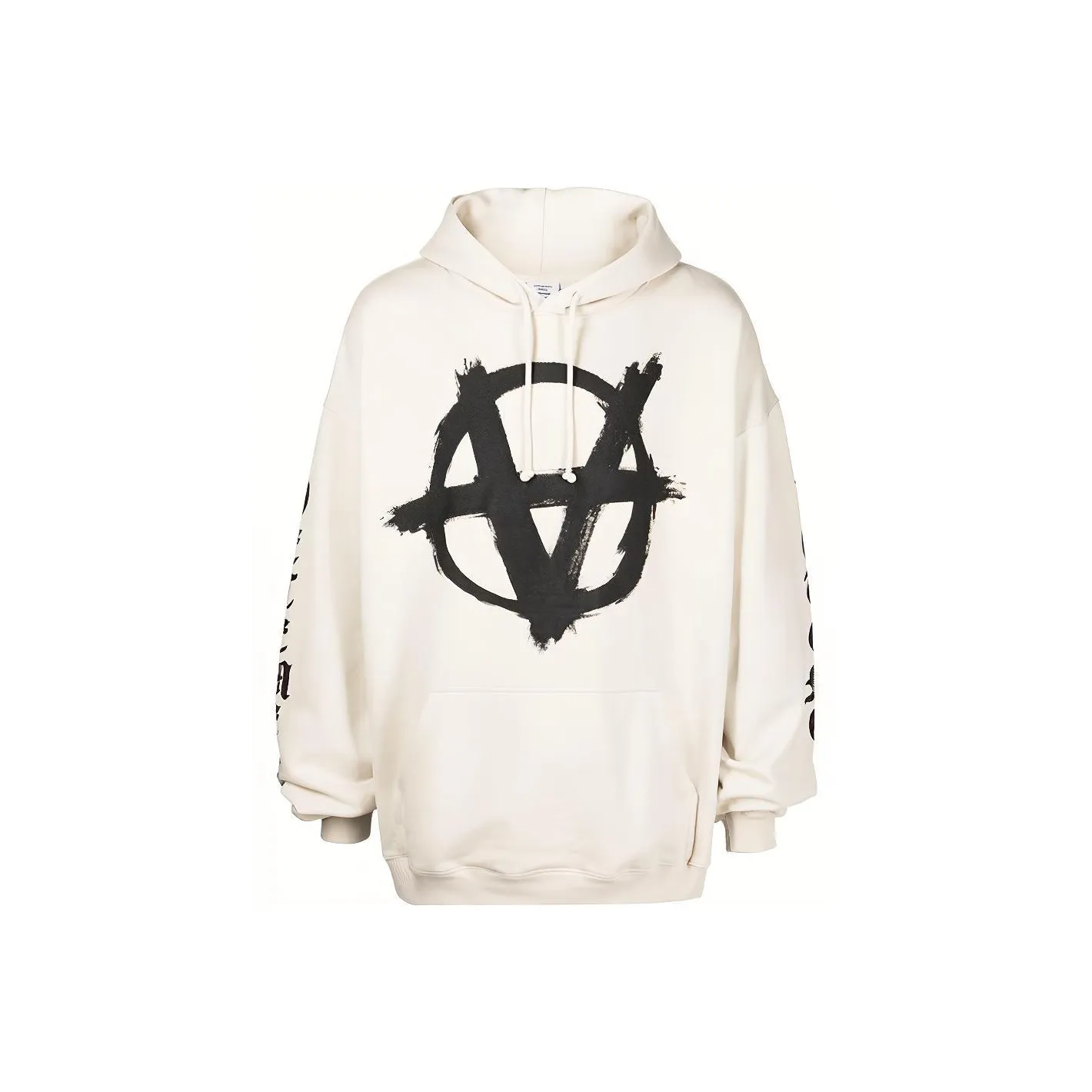 Vetements Double Anarchy Logo Hoodie