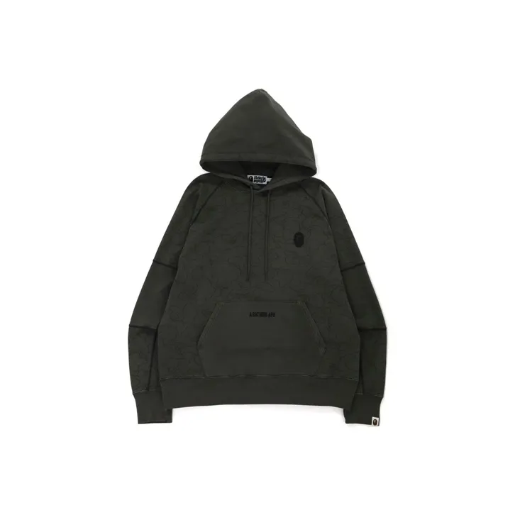 Bape Line 1st Camo Washed Relaxed Fit Pullover Hoodie