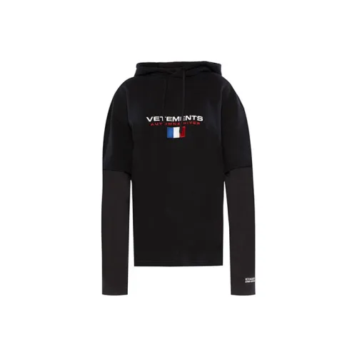 Vetements Черный Унисекс Свитшоты
