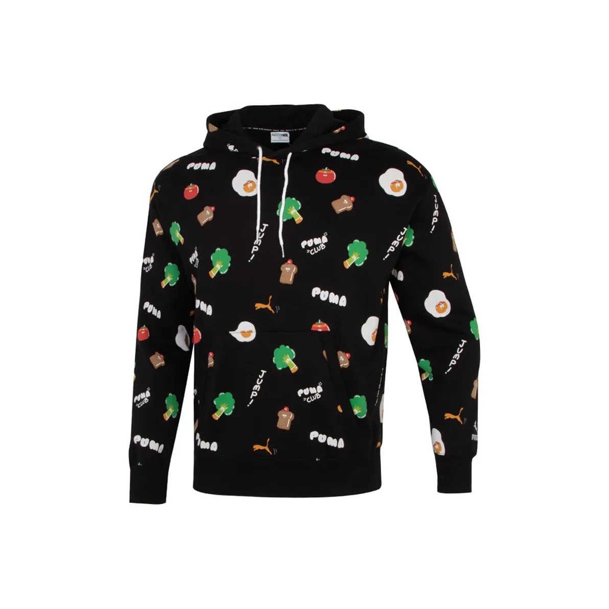 PUMA Спортивный Дышащий Черный Мужской Свитшот