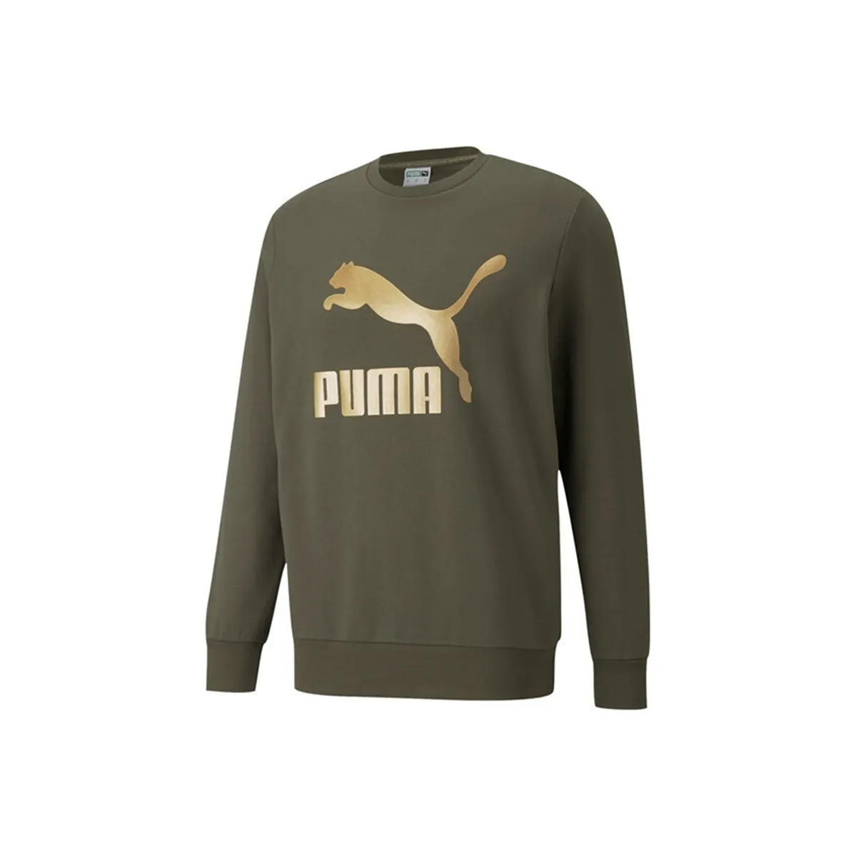 PUMA Армейский зеленый Мужской Свитшот