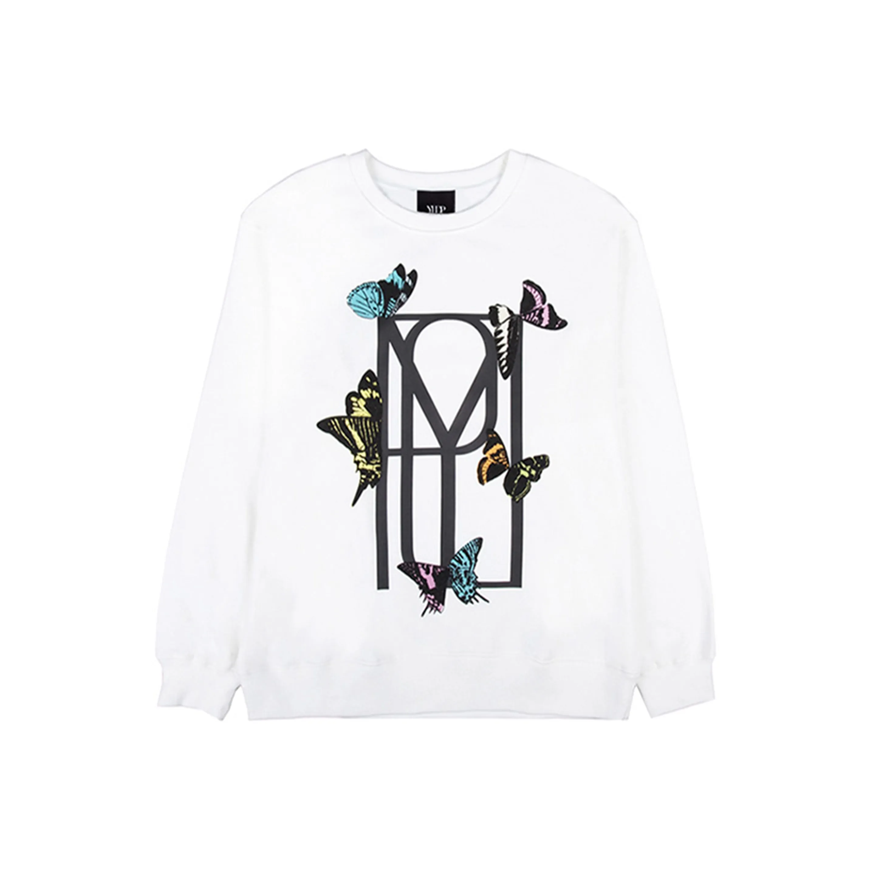 YLDP Белый Унисекс Свитшоты