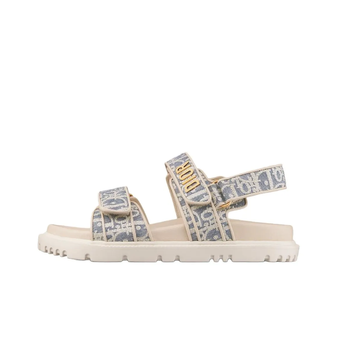 DIOR DiorAct Beach Sandals Women's Ecru