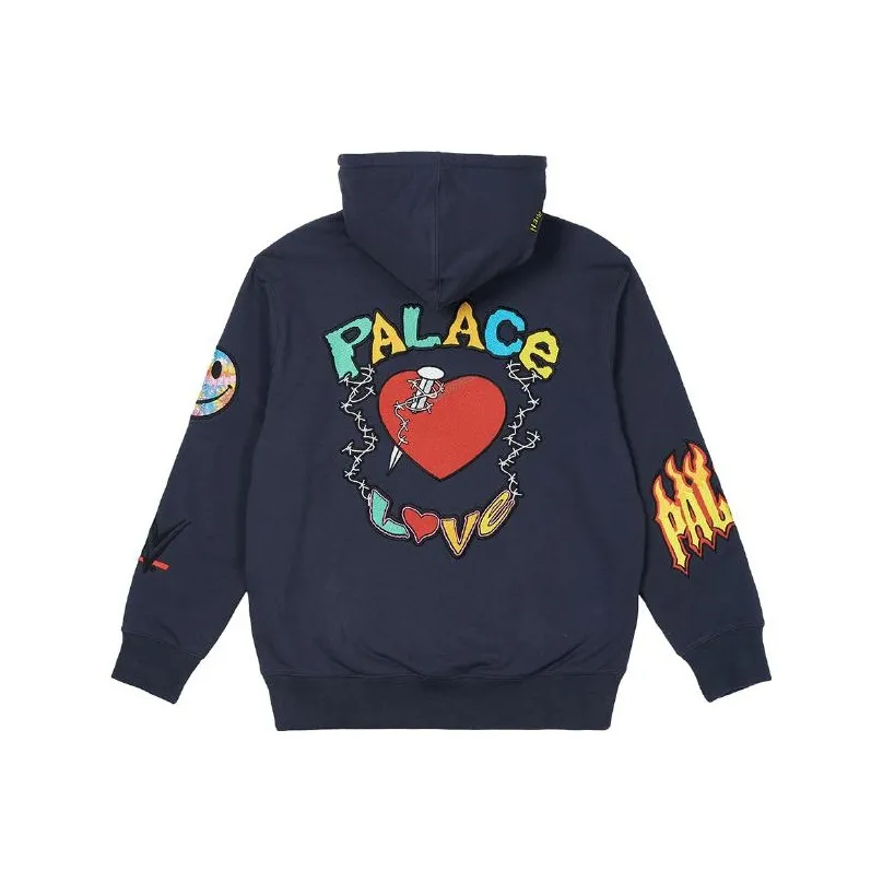 PALACE X WWE SS23 Co Branded Series Толстовка Унисекс Синий