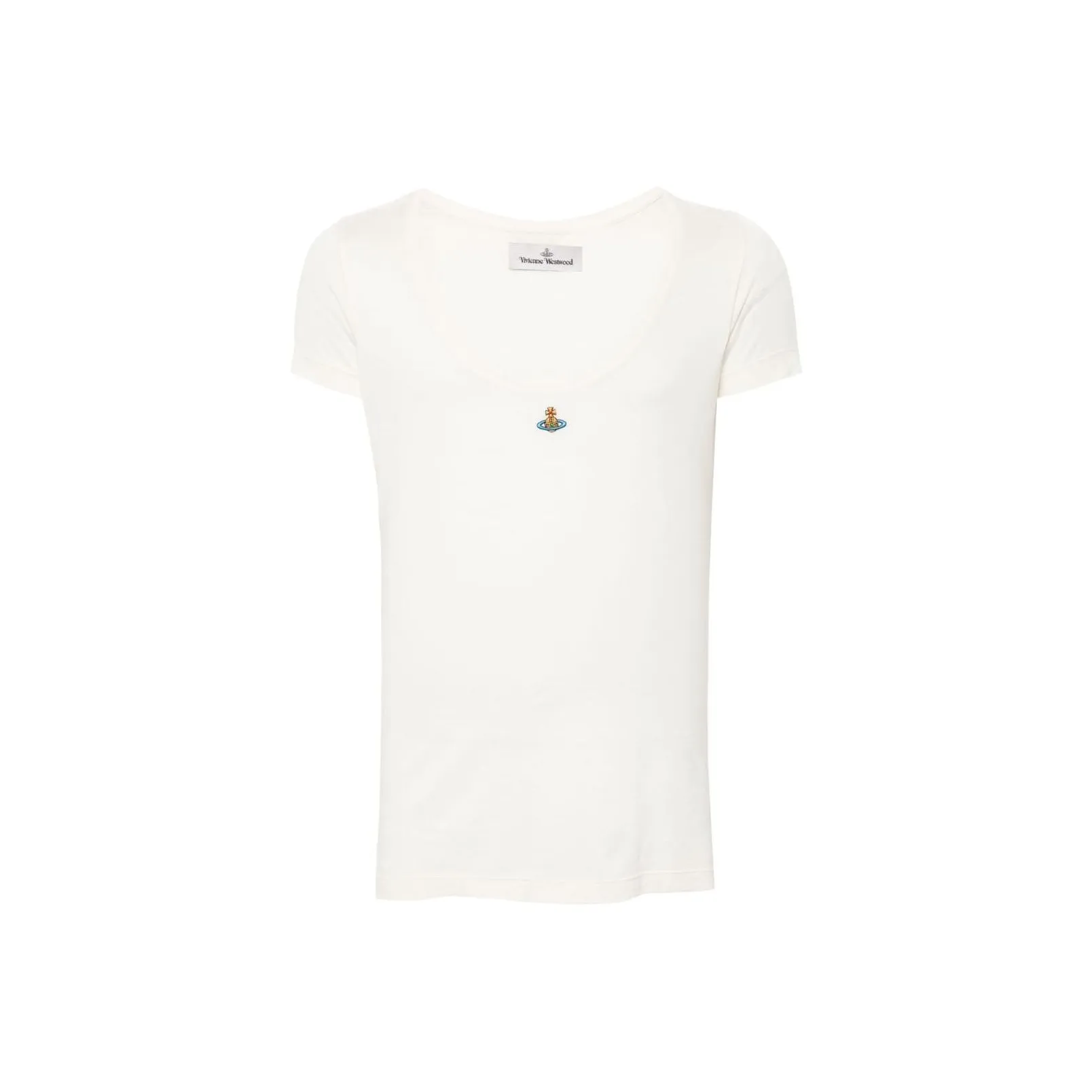 Vivienne Westwood Orb Embroidered Crewneck T Shirt