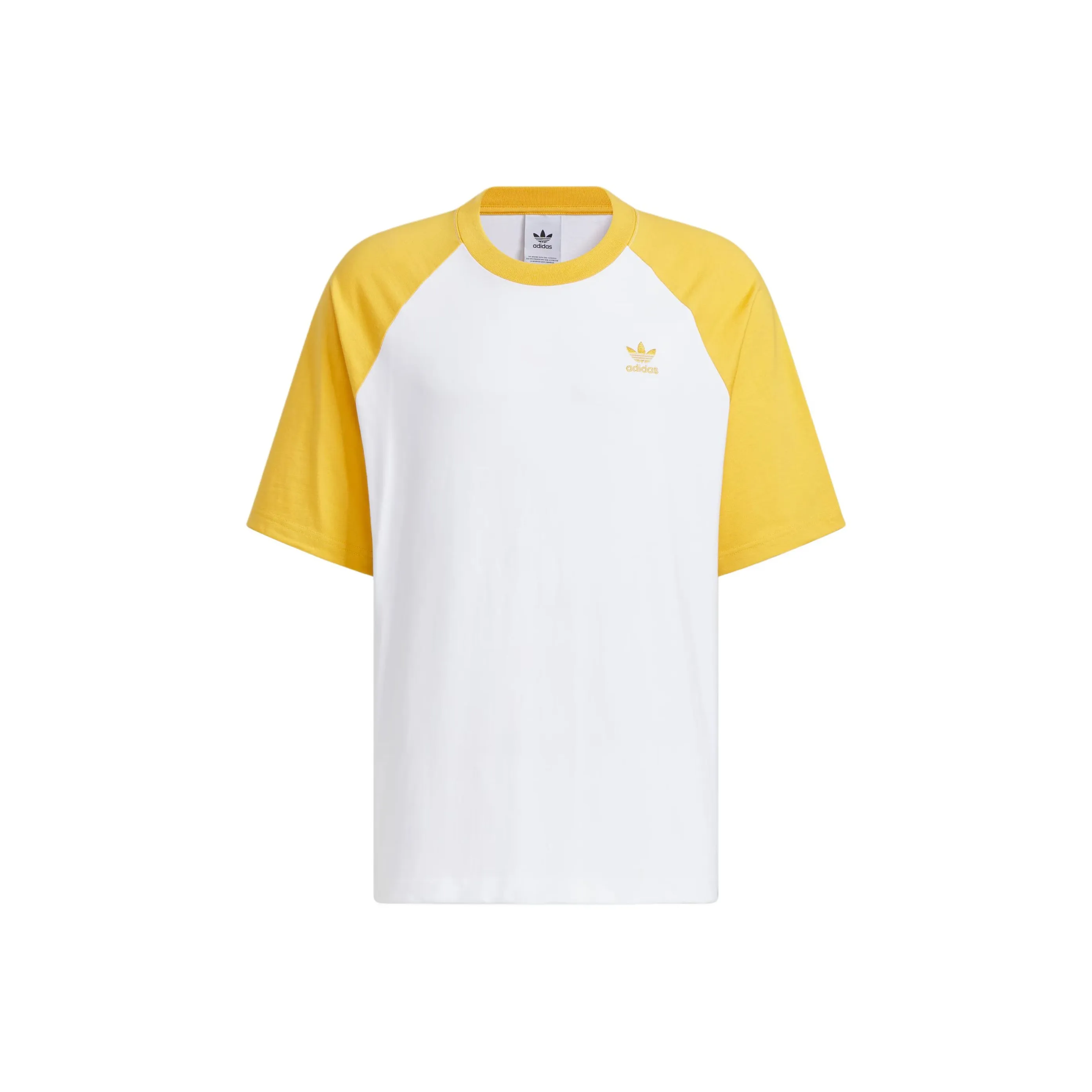 Adidas Originals ADICOLOR RAGLAN T SHIRT T Shirt Men's Yellow