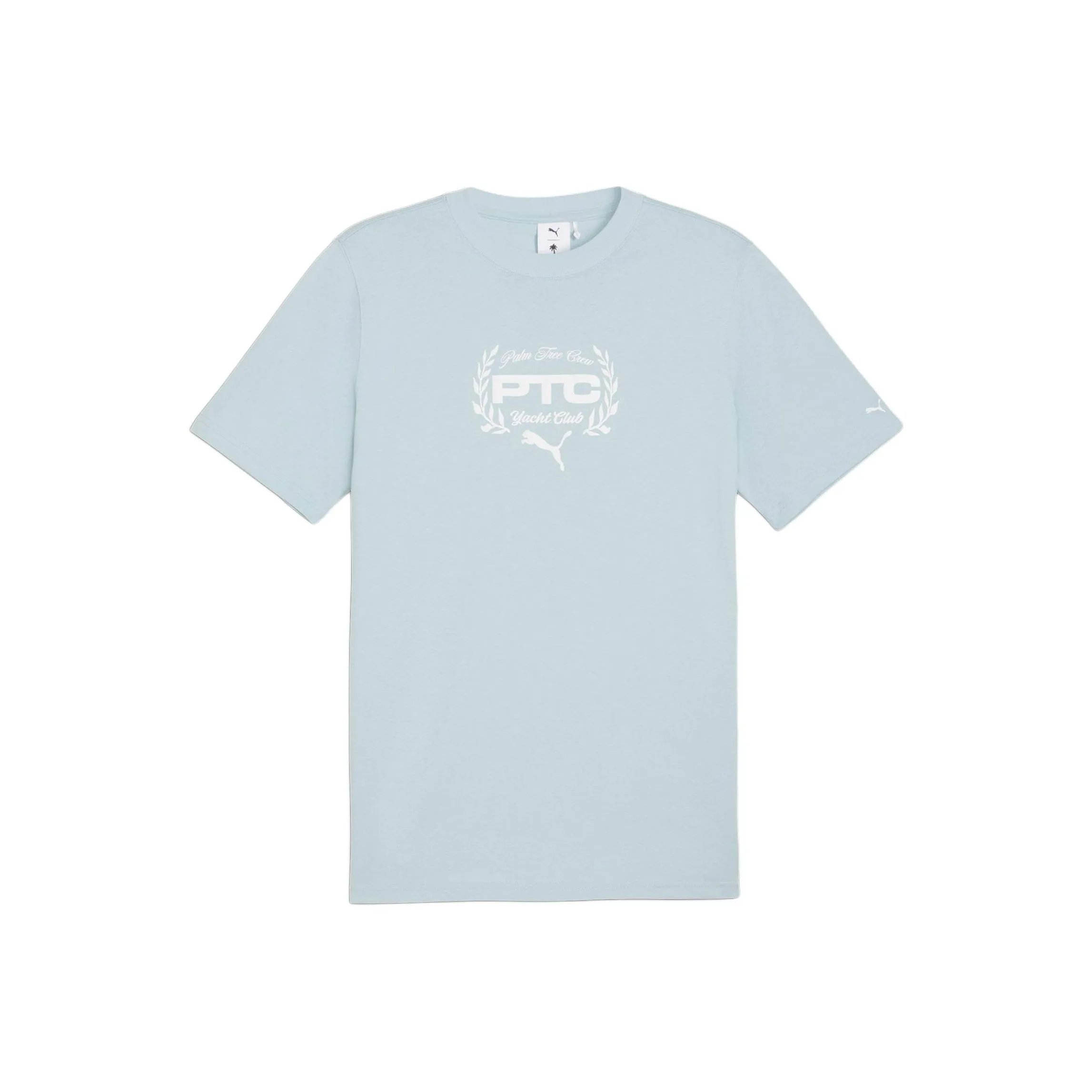 PUMA x PALM TREE CREW T-Shirt Мужской Светло-Синий
