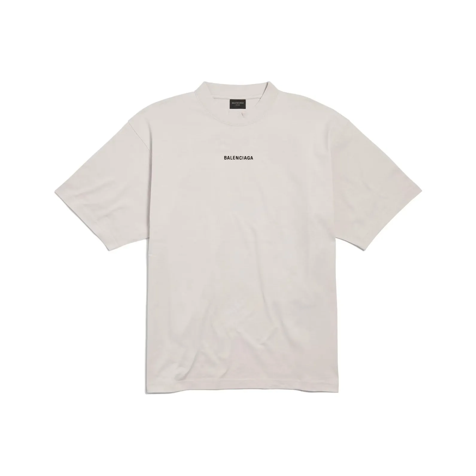 Balenciaga New Balenciaga Back T Shirt Medium Fit In Off White T Shirt Regular Fit Unisex Gray White