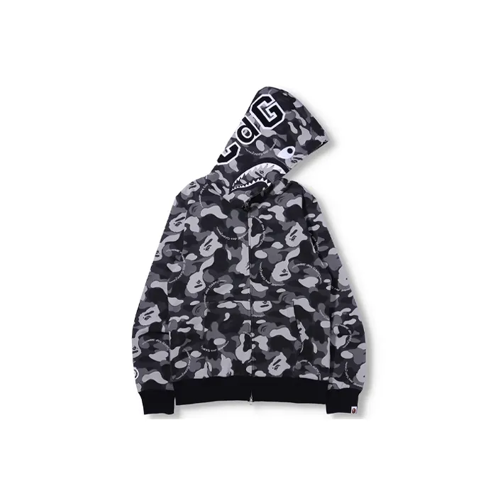 Bape X Comme Des Garcons Full Zip Hoodie