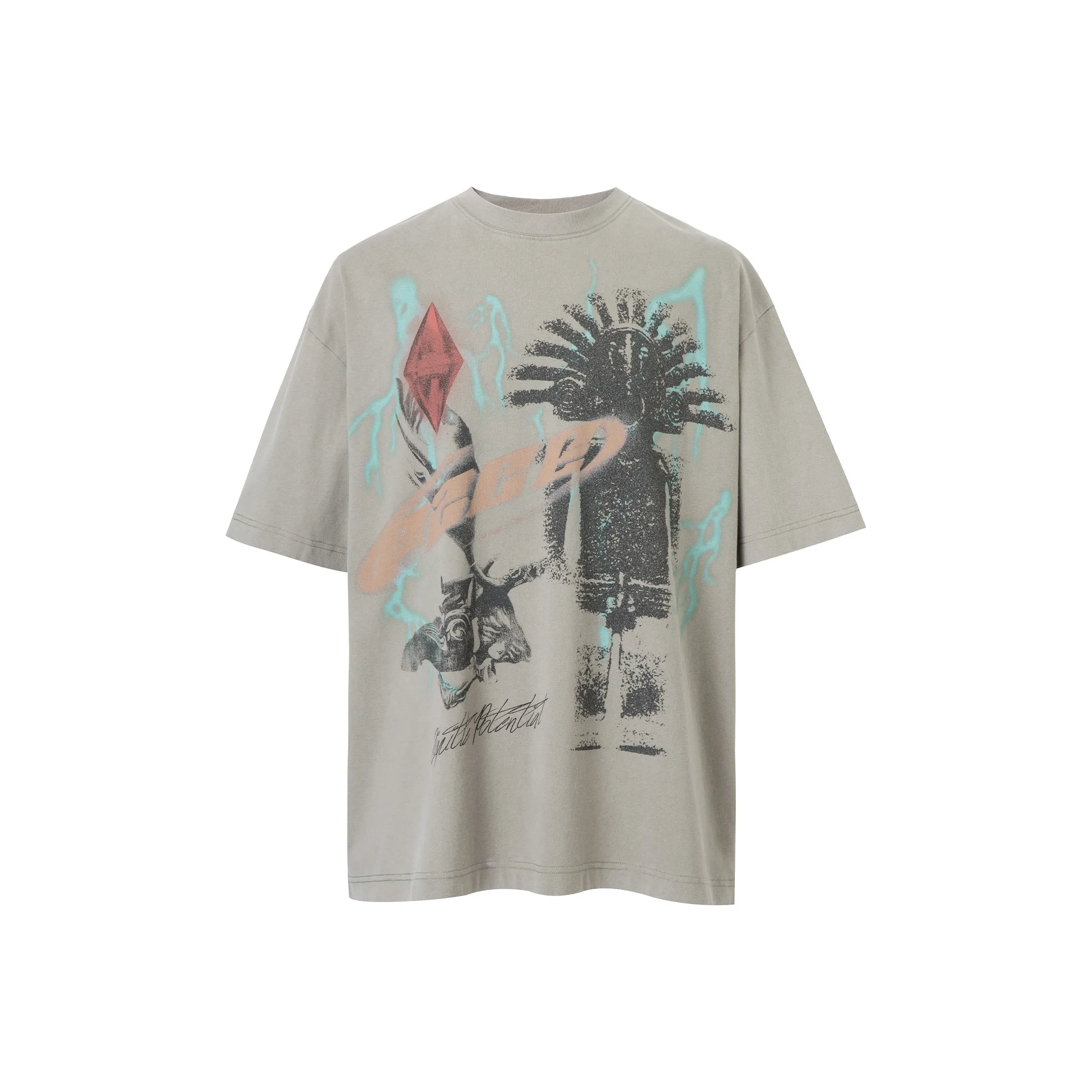 FIRE 2 COLD EGO T-Shirt Унисекс Серый