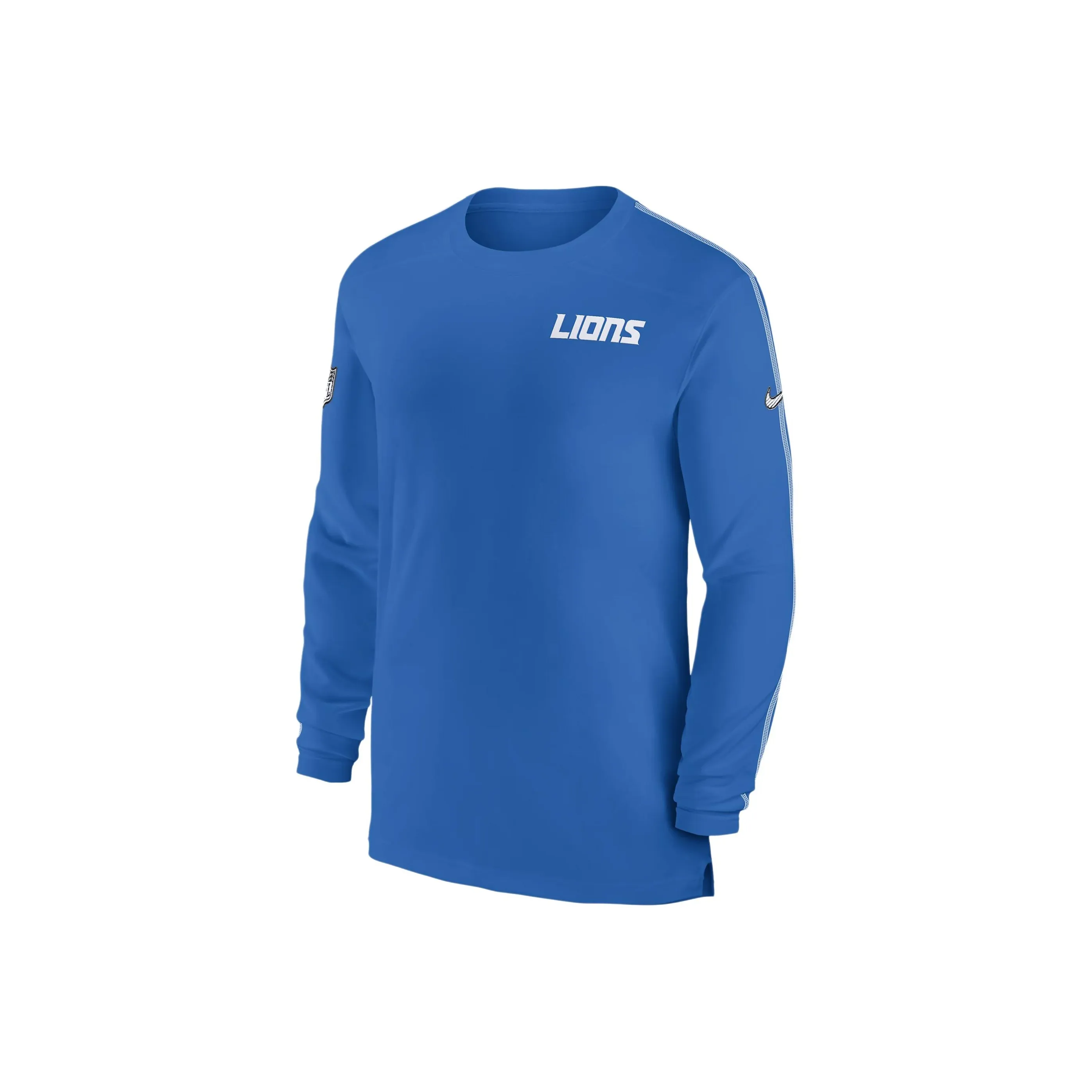 Nike Detroit Lions Sideline Coach Men's Nike Dri FIT Nfl Long Sleeve Top