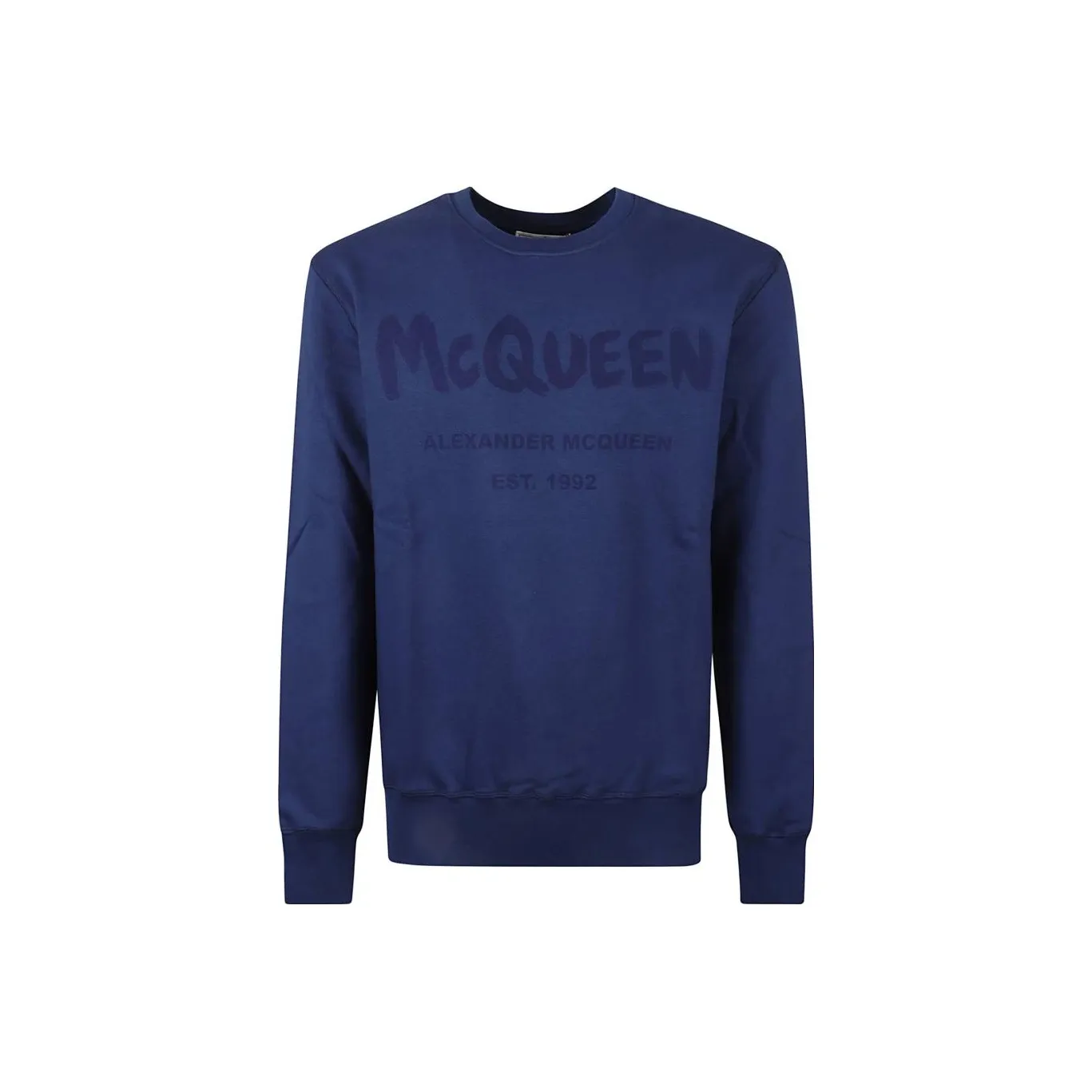 Alexander McQueen Sweatshirts Men Blue
