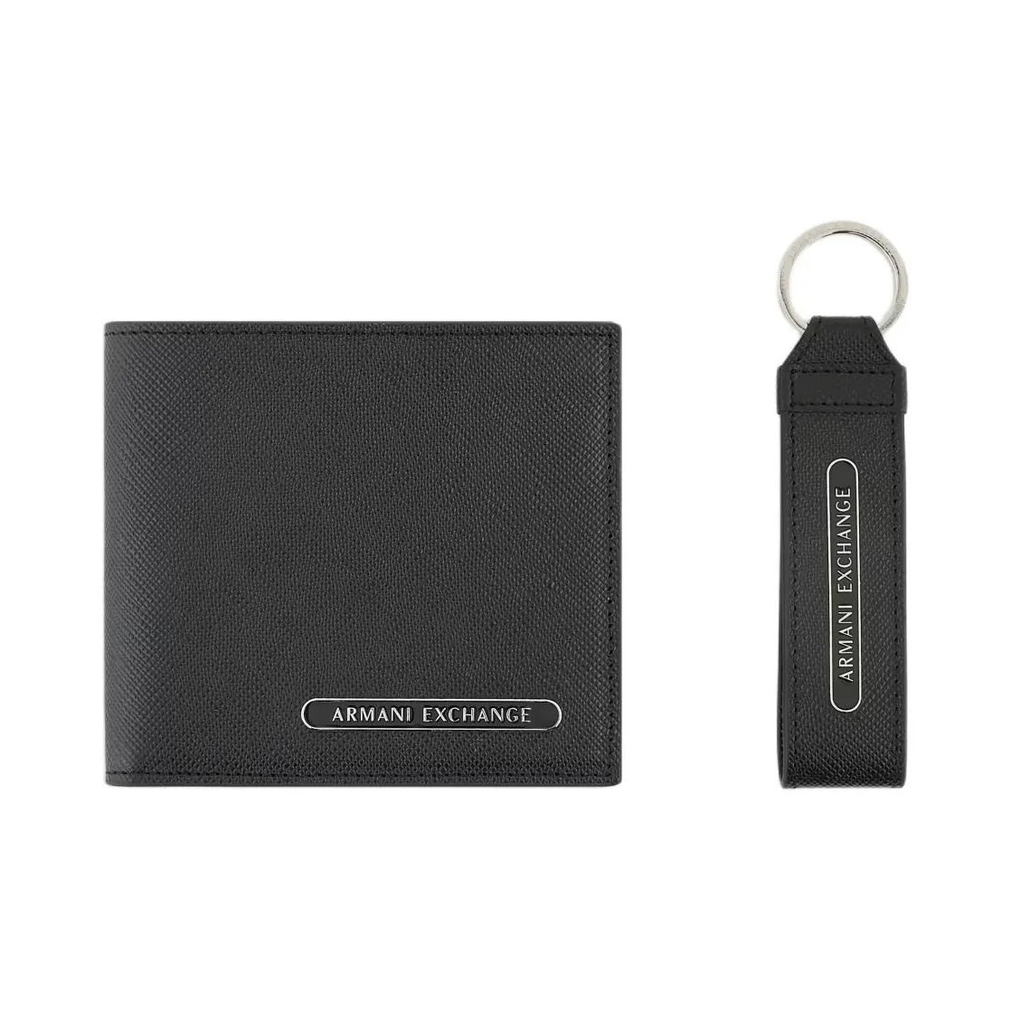 ARMANI EXCHANGEAE Cow Leather Wallet Men's Black