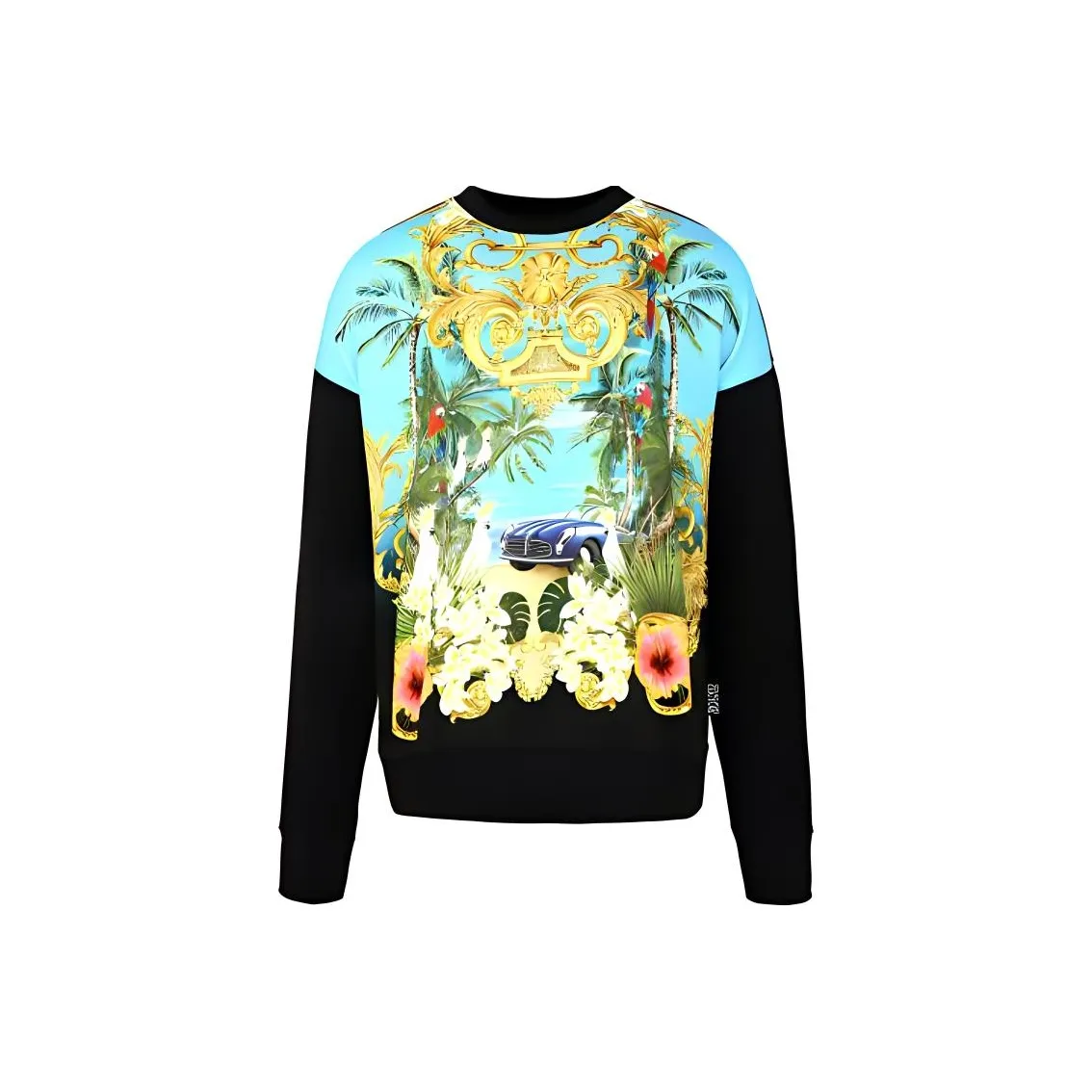 VERSACE JEANS COUTURE Sweatshirts Men's Black