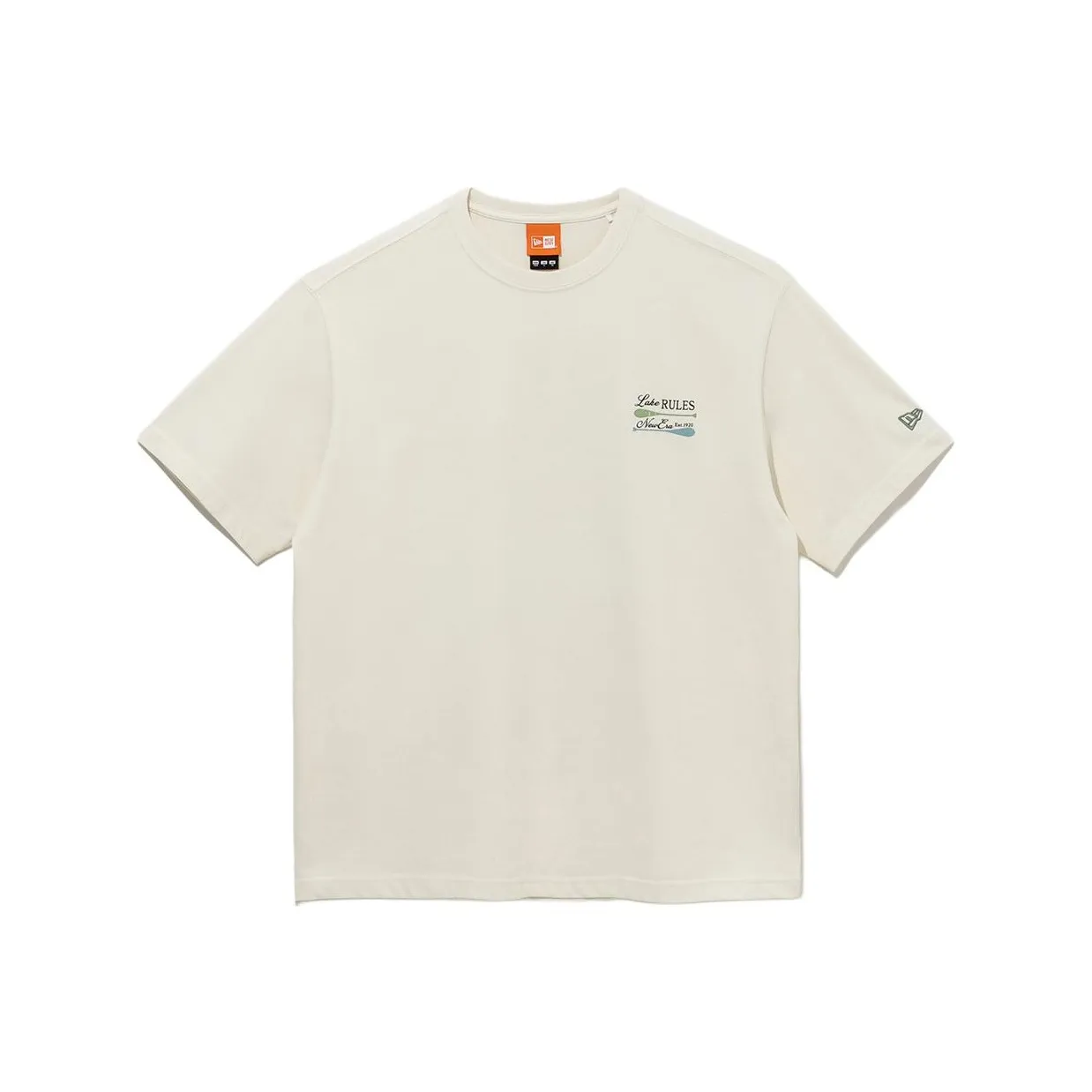 New Era Бежевый Унисекс Футболка