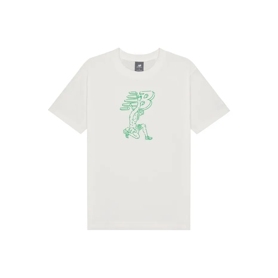 New Balance совместный бренд SS25 T-рубашка мужская белая