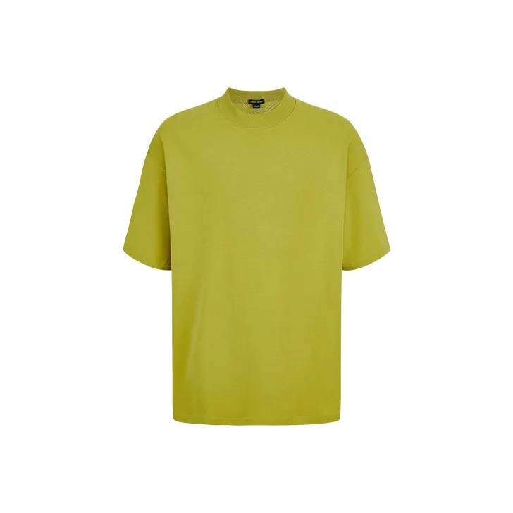 URBAN REVIVO T Shirts Men's Yellow Green