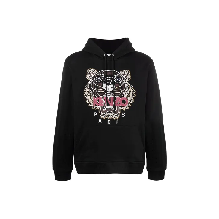 KENZO Classic Tiger Head Sweatshirts Men's Black