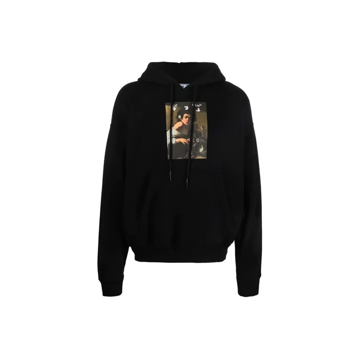 OFF WHITE Caravaggio Boy Bitten By A Lizard Hoodie