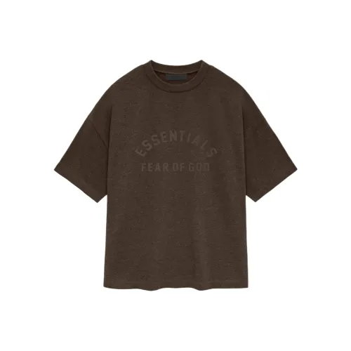 Fear of God Essentials 2024 Summer Collection Орехово-коричневые Мужские Рубашки