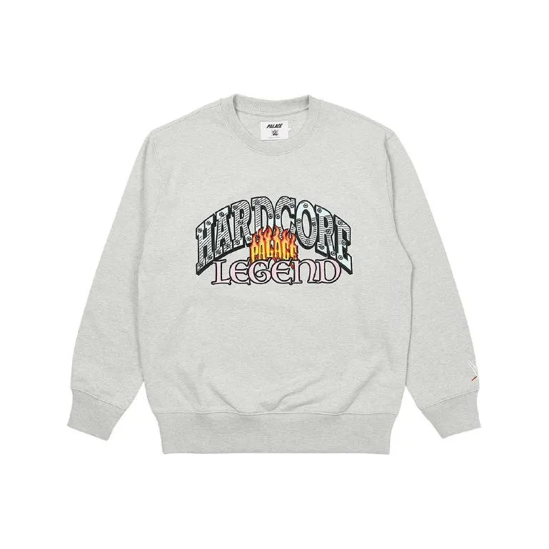 Дворцовый X WWE SS23 Co Branded SERIES Серый Унисекс Свитшоты