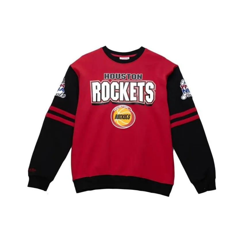 Mitchell Ness Red Men's Hoodies Mitchell Ness Красный Мужские Толстовки