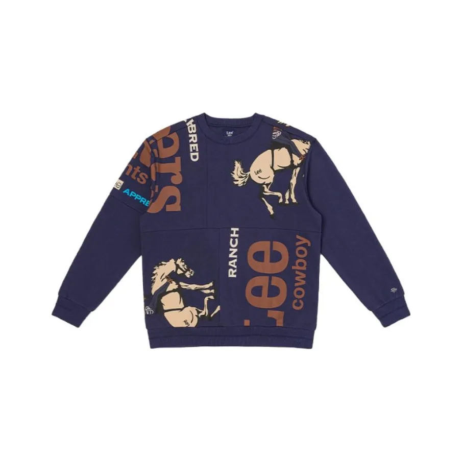 Мужские толстовки Lee co-branded, темно-синие