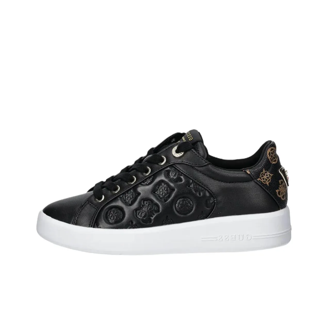GUESS RONII Low Top Skateboard Shoes Women's Black