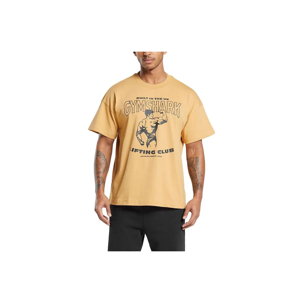 GYMSHARK T Shirts Men's Yellow