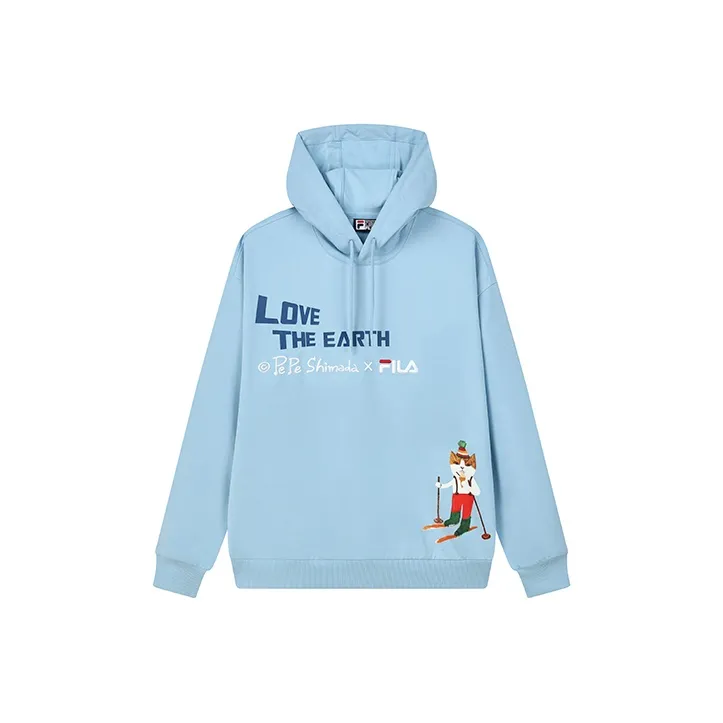 FILA Джинсовый синий Мужские Свитшоты