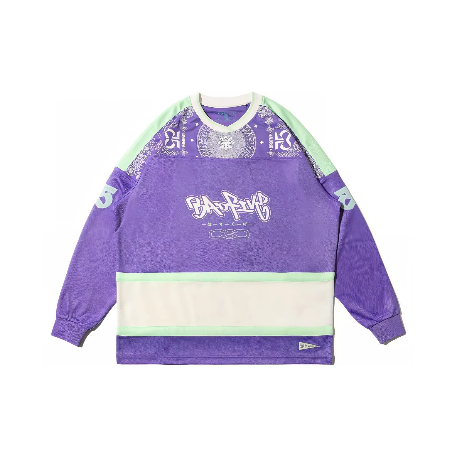 LINING Толстовка Мужская Флуоресцентный Синий Фиолетовый