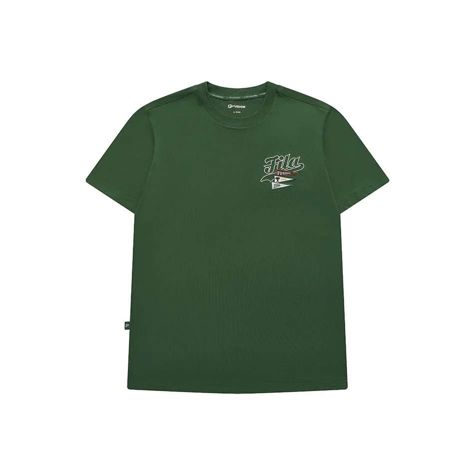 FILA FUSION T Shirts Men's Lime Green
