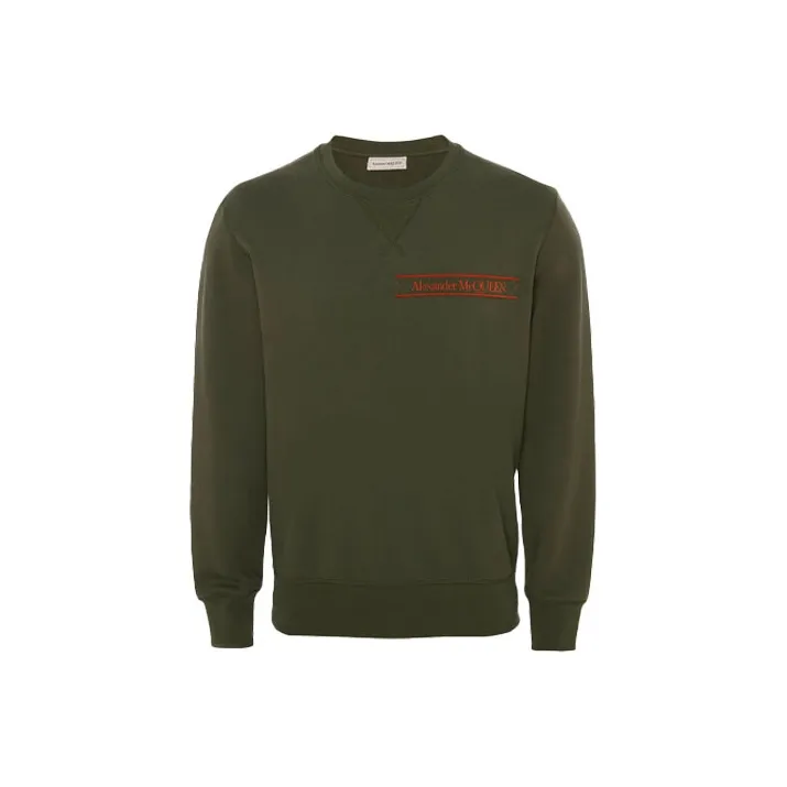 Alexander McQueen Logo Patch Sweatshirt