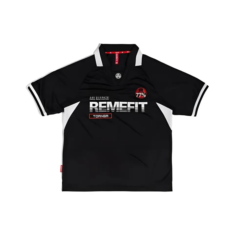 REMEFIT Черная унисекс футболка