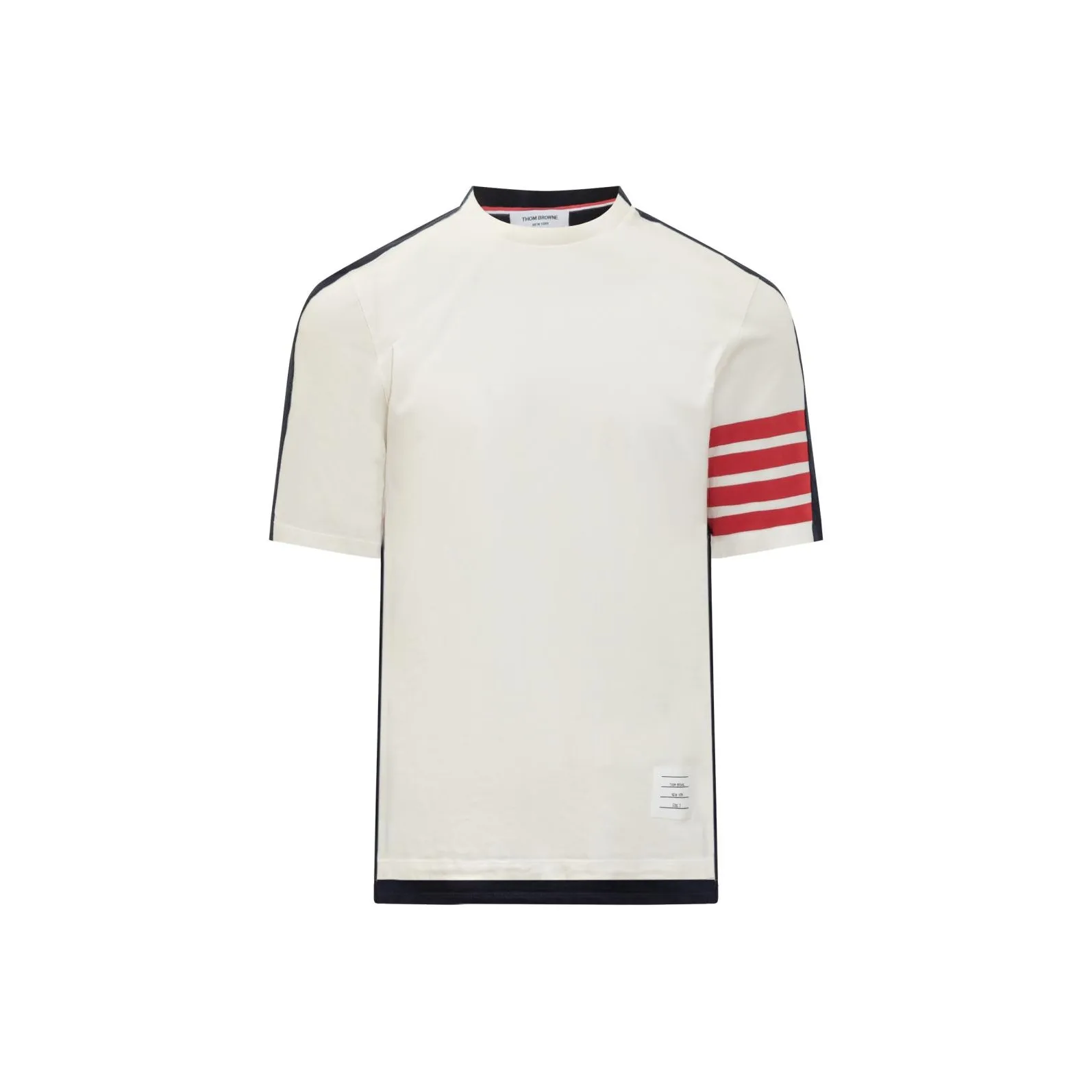 THOM BROWNE Jersey 4 Bar Color Block T Shirt
