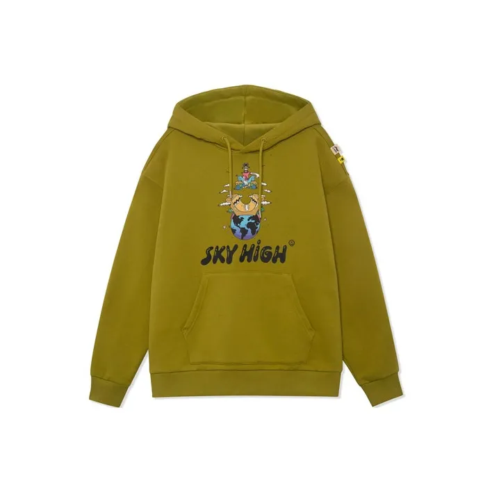 LiNing x Steven Harrington Skateboard Sweatshirt Unisex Moss Green