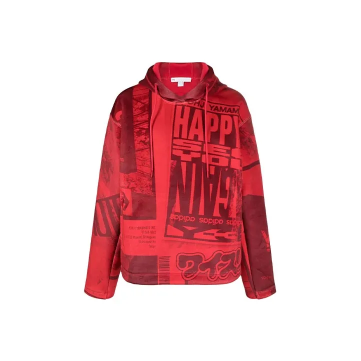 Y 3 Оранжевый Красный Мужской Свитшот