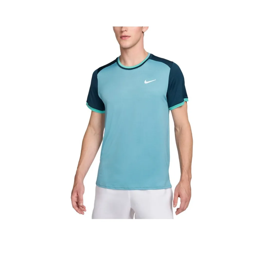 Nike Court Advantage T Рубашка Мужская Denim Turquoise